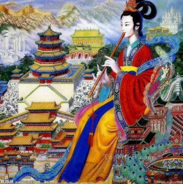 中国 Painting - 王存徳 1 古い中国人